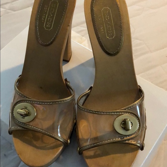 Coach Cagney heel slide slippers - Picture 2 of 6